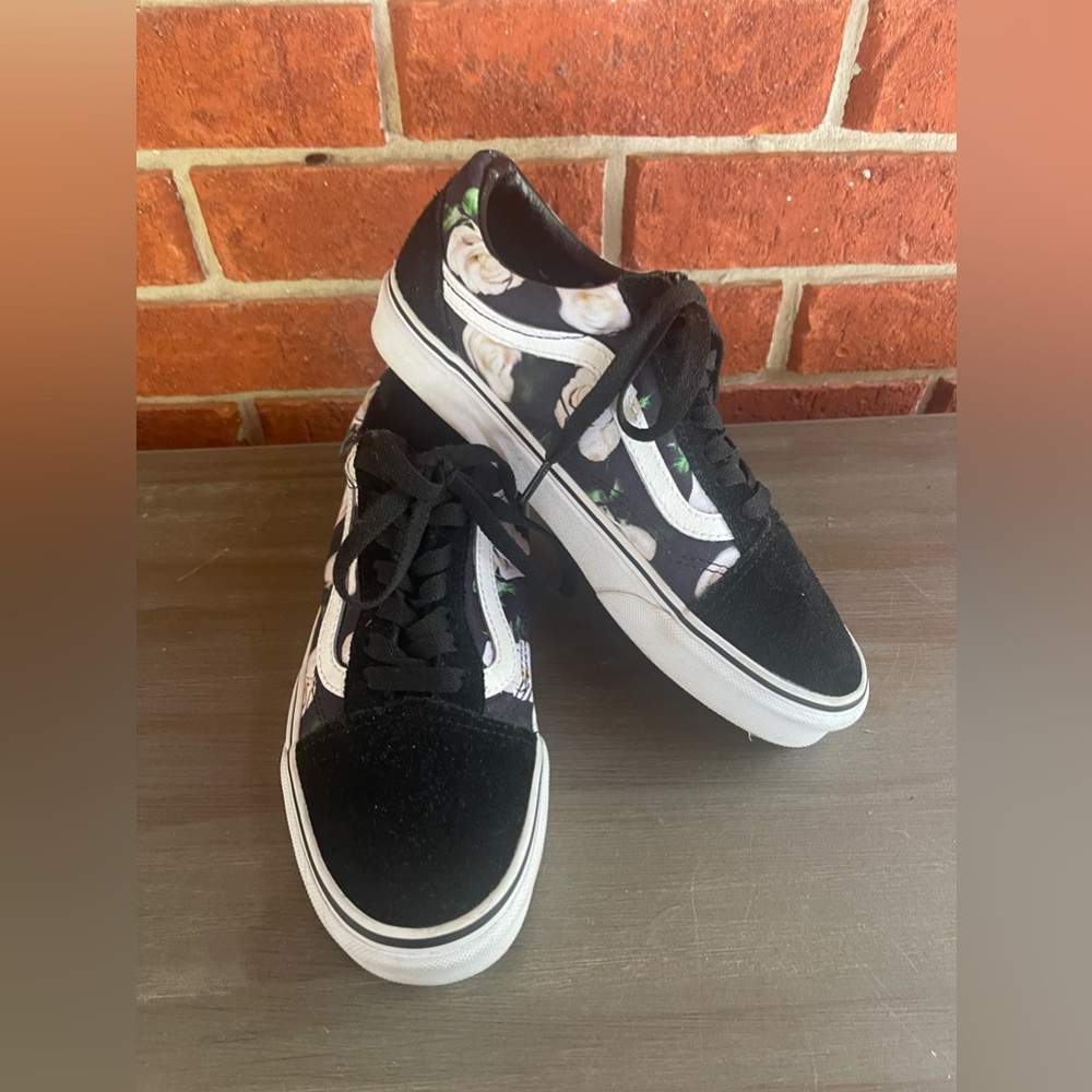 EUC Vans Old Skool Skate Shoe Romantic Floral